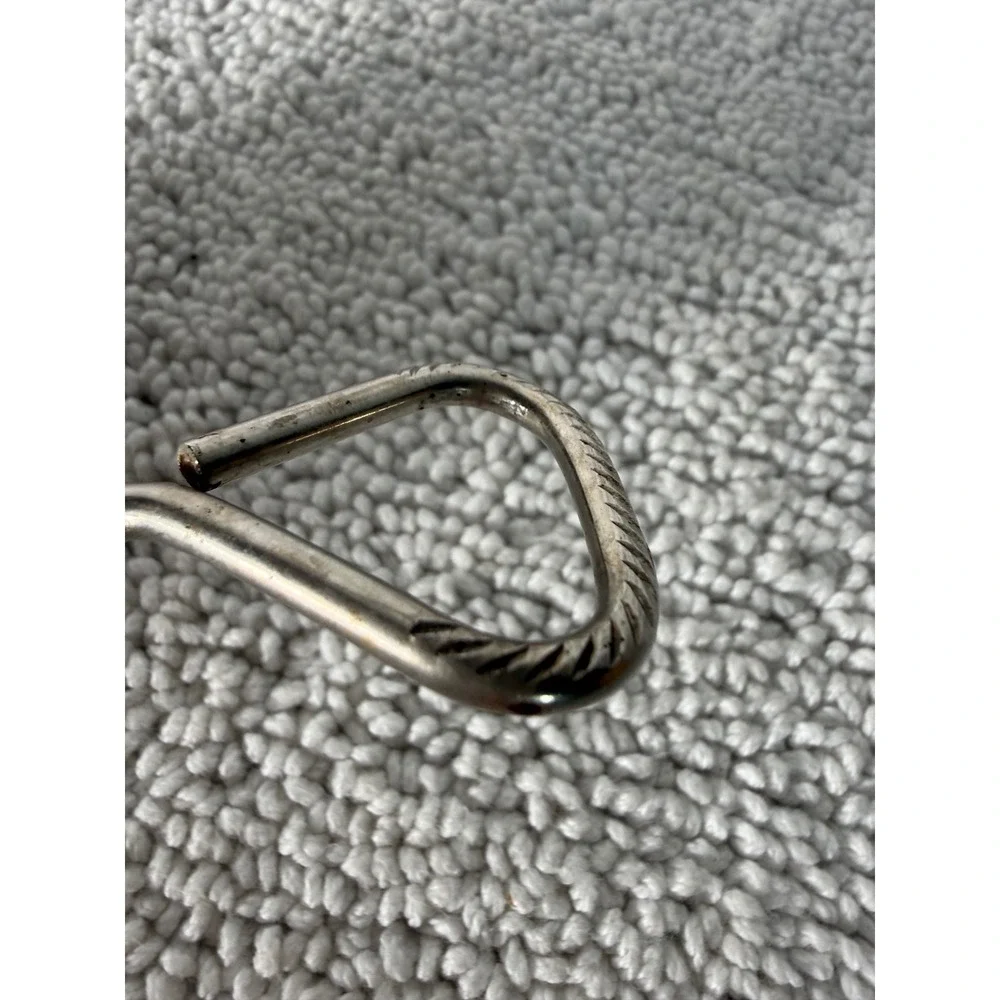 Vintage Ekco‎ USA Metal Kitchen Tongs Scissor Style Silver Tone 8.25 Inch